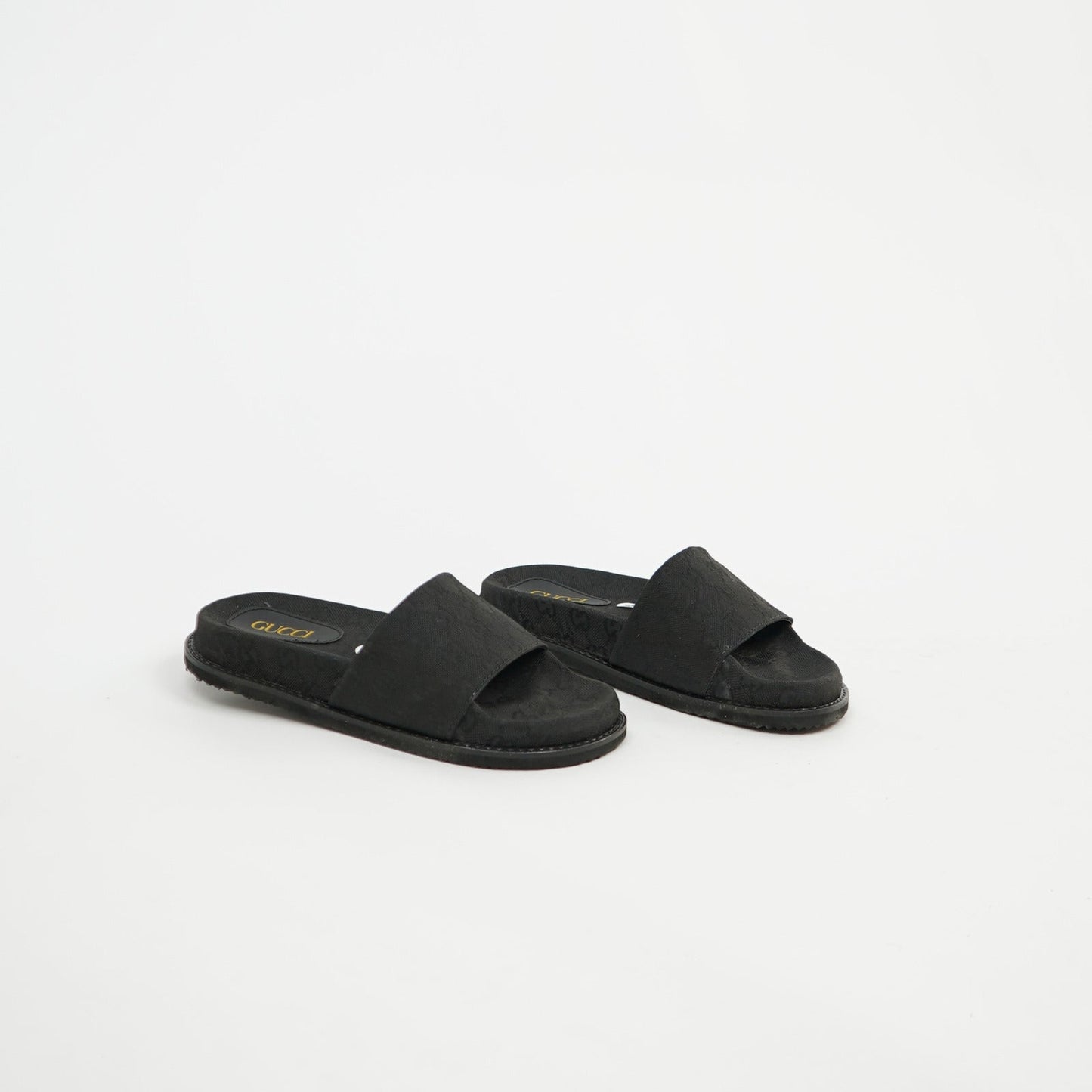 Gucci Slide – Black Nubuck 