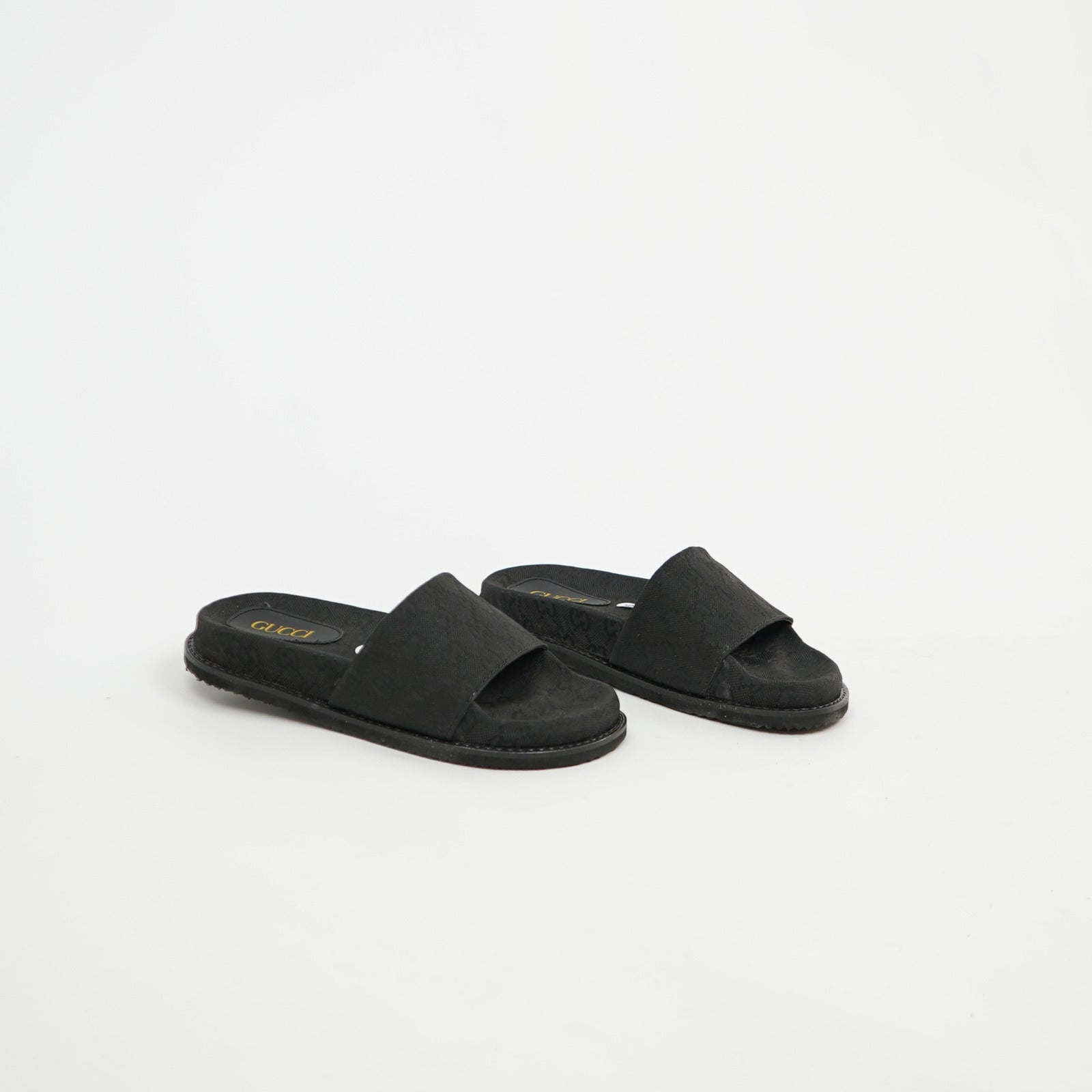 Gucci Slide – Black Nubuck 