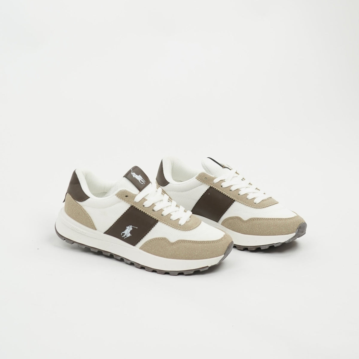 Polo Ralph Lauren Runner White Beige Olive 