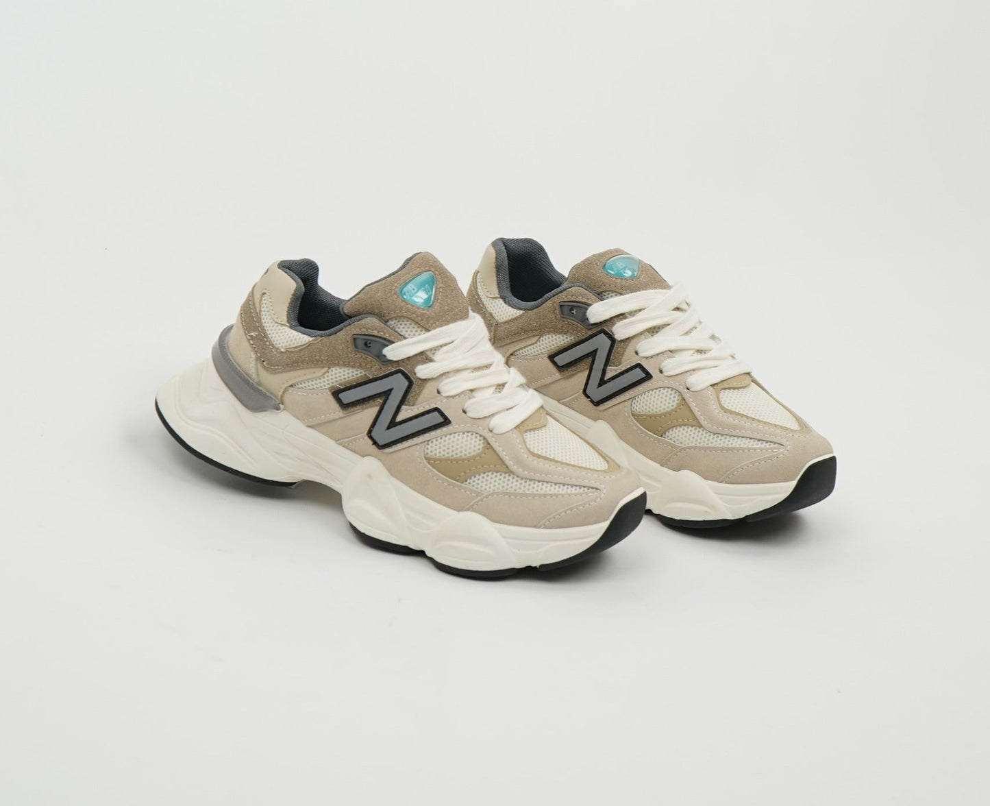 New Balance 9060 Light Blue Brown Gum 