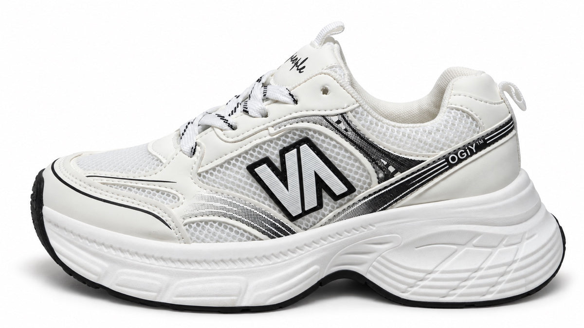 Basket Chunky Blanche et Noire