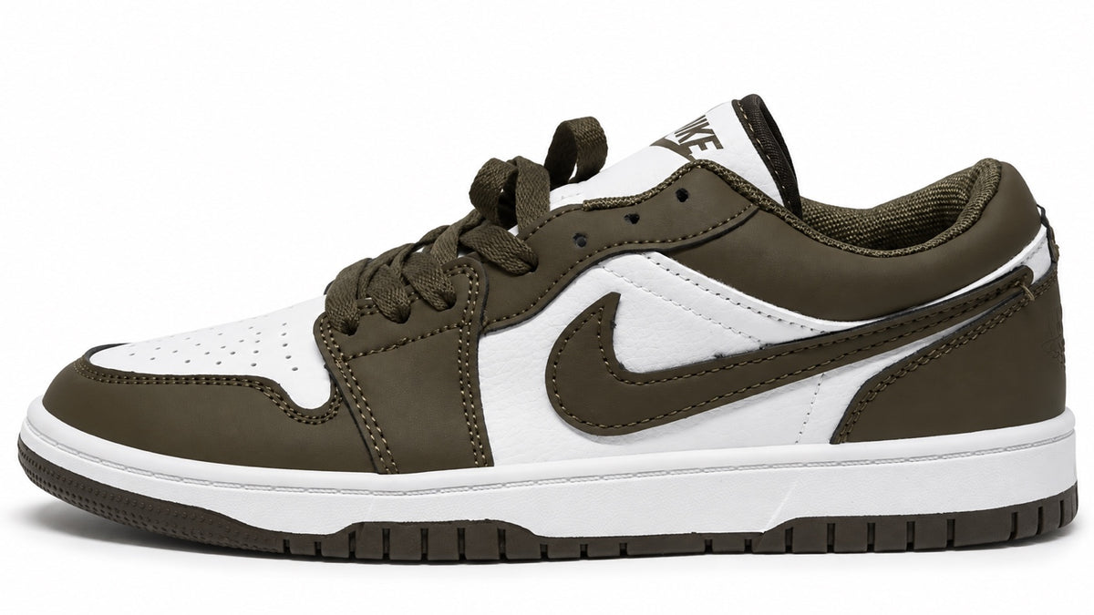 Nike Low marron et blanc