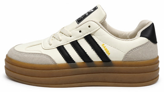 Adidas Samba Platform écru noir avec semelle gomme DENIZ