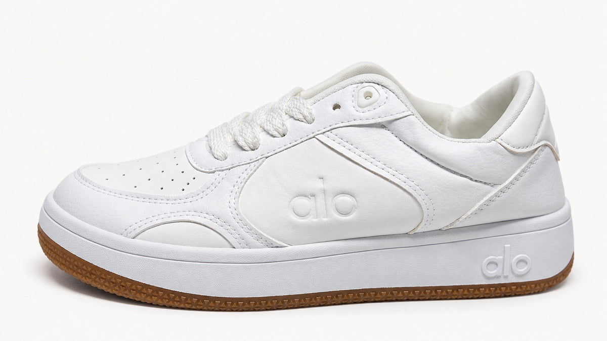 Sneakers low ALO triple blanc avec semelle gomme DENIZ