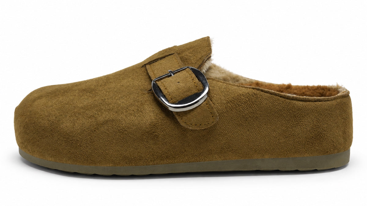 Mule sabot femme camel à boucle DENIZ