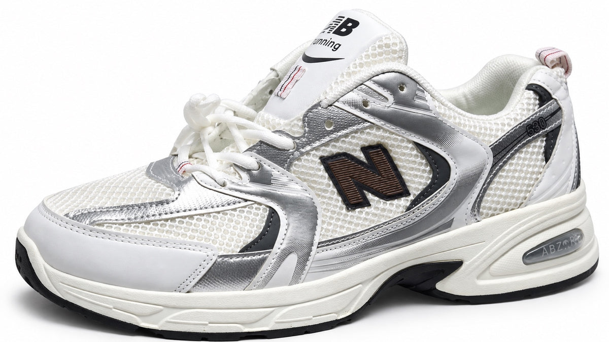 New Balance 530 blanc et argent pointure 44