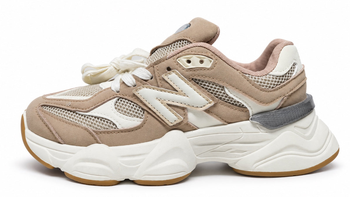New Balance 9060 beige rosé et crème femme - DENIZ