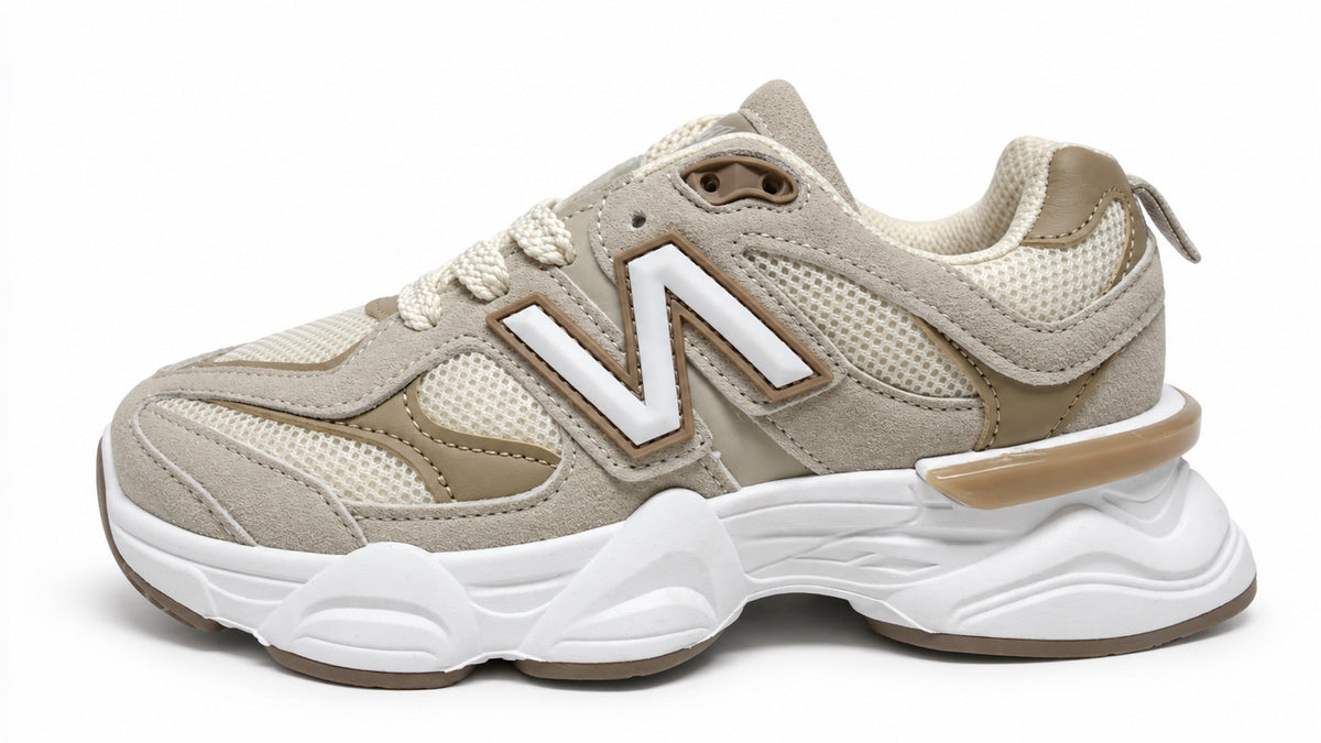 New Balance 9060 Kids – Beige & Blanc