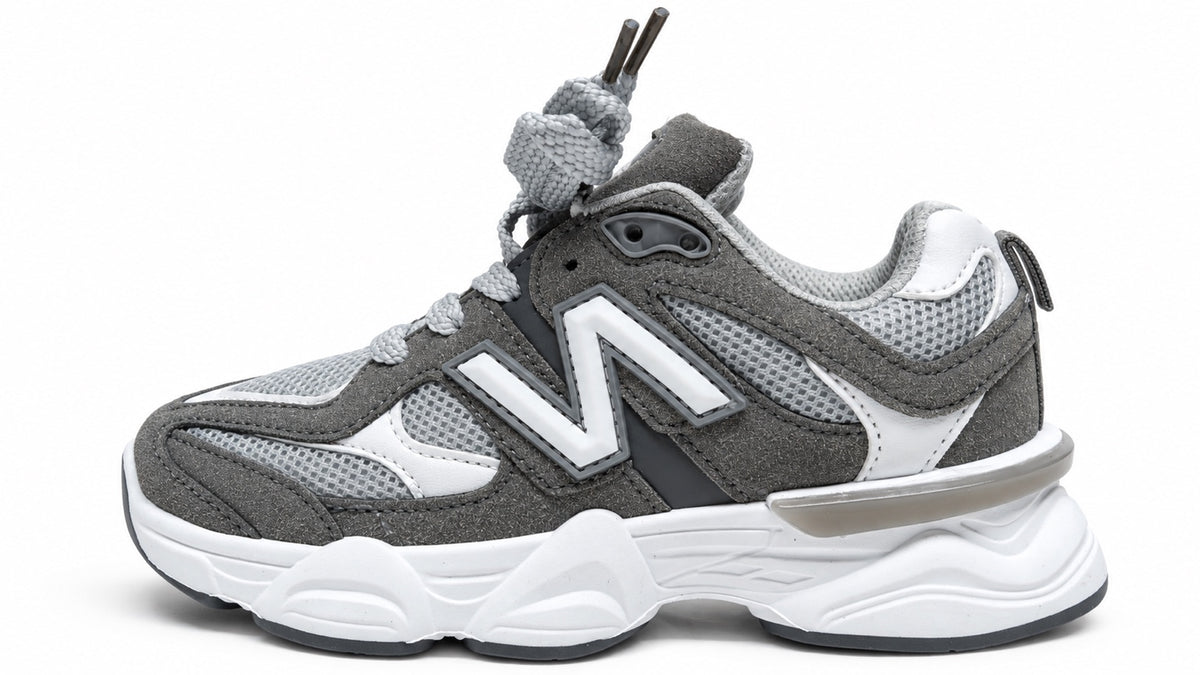 New Balance 9060 Kids – Gris & Blanc