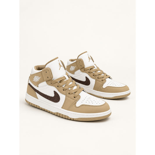 Sand High-Top Sneakers