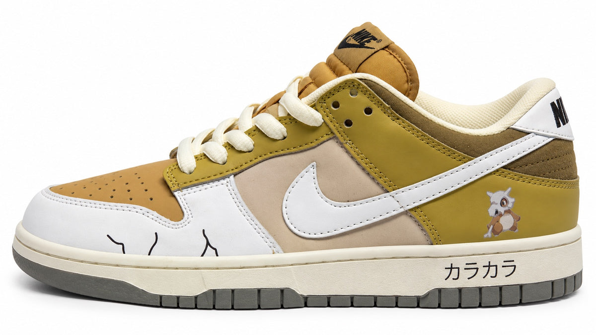 Nike Dunk Low Custom Cubone beige kaki pointure 40