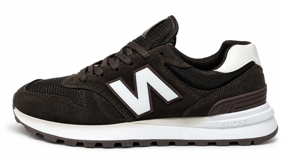 New Balance 574 Marron & Blanc