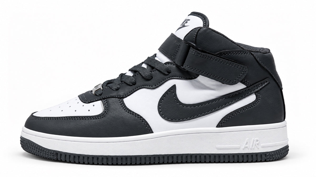 Nike Air Force 1 Mid Noir & Blanc