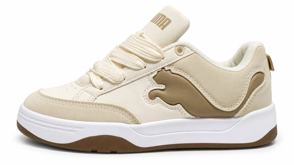 Puma Court Classic femme crème et dorée
