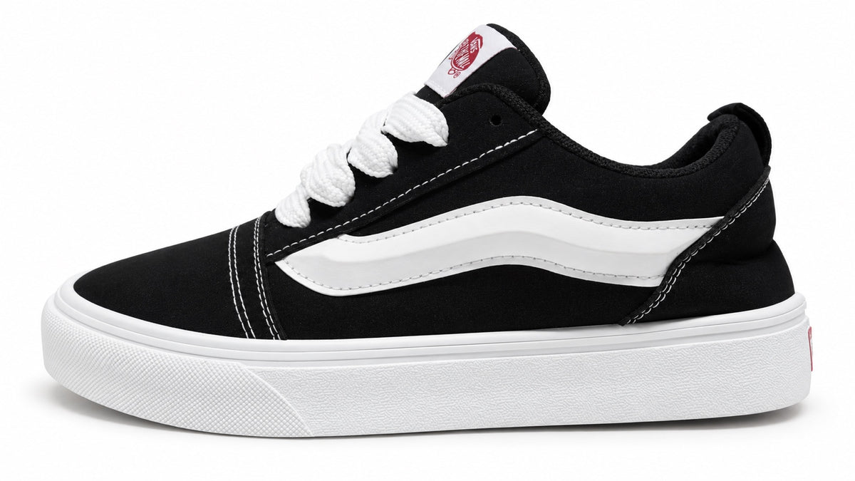 Vans Knu Skool Femme – Noir & Blanc